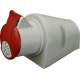 SEZ Gniazdo siłowe stałe 4P 16A 400V IP44 IZN 1643