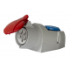 SEZ Gniazdo siłowe stałe 5P 16A/400V + 16A/230V IZVZ 1653