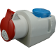 SEZ Gniazdo siłowe stałe 5P 16A/400V + 16A/230V IZVZ 1653