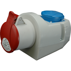 SEZ Gniazdo siłowe stałe 5P 16A/400V + 16A/230V IZVZ 1653