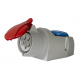 SEZ Gniazdo siłowe stałe 5P 32A/400V + 16A/230V IZVZ 3253