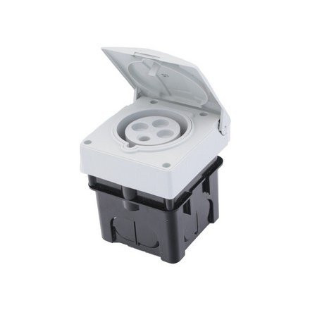 SEZ Gniazdo tablicowe z puszką 4P 16A 400V IZV 1643