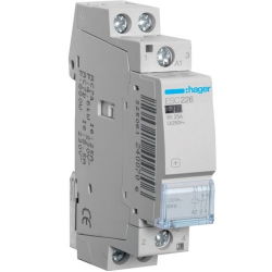 Hager Stycznik modułowy 25A 230V 2NC 25A AC-7a/b ESC226