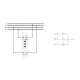 F&F Lampka sygnalizacyjna LED 3F zielona 3x230V+N LK-713G