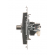 SIMON 54 Gniazdo antenowe typ F + komputerowe RJ45 do ramki antracyt DASFRJ45.01/48