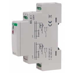 F&F Przekaźnik impulsowy bistabilny włącz-wyłącz 16A 230V AC 1P BIS-411