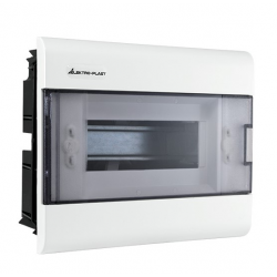Elektro-Plast Rozdzielnica podtynkowa 1x8 IP40 dymna SRp-8 (N+PE) 2.2