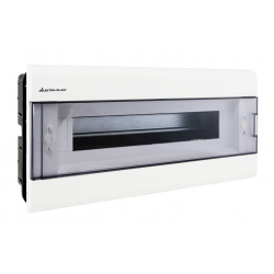 Elektro-Plast Rozdzielnica podtynkowa 1x18 IP40 dymna SRp-18 (N+PE) 2.4