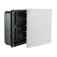 ELEKTRO-PLAST Puszka instalacyjna P/T 196×196 z pokrywą IP40 pomarańczowa 11.9