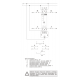 F&F Sterownik roletowy dwuprzyciskowy na szynę 230V STR-421 - schemat
