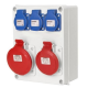 FAMATEL Rozdzielnica budowlana skrzynka siłowa 5P 16A+32A/400V + 3x2p+Z 16A/250V IP54 3074.0029