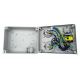 FAMATEL Rozdzielnica budowlana z wyłącznikiem O-I 5P 16A+32A/400V + 2x2p+Z 16A/250V IP54 3074.0026