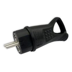 Elektro Wtyczka hermetyczna gumowa IP44 z uziemieniem UNI-SCHUKO 16A 250V