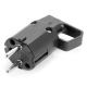 ViPlast Wtyczka z uchwytem i uziemieniem 16A 250V czarna 325-05