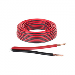 Przewód kabel do taśmy LED jednokolorowej 12V 2x0,35mm 100mb