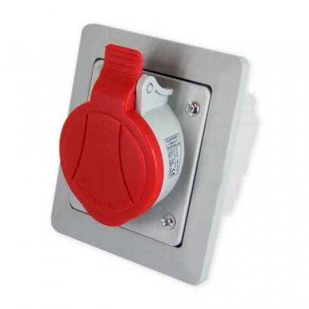 Elektromet Gniazdo siłowe podtynkowe IP44 16A 5P 400V GSP-16A/5