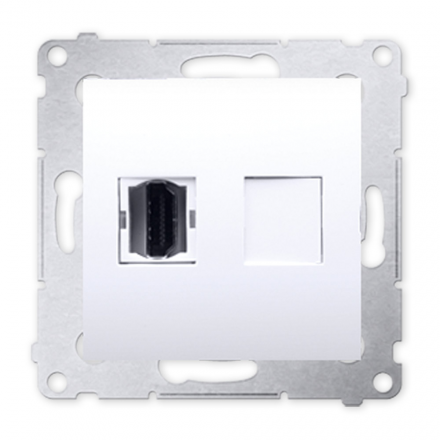 SIMON 54 Gniazdo HDMI do ramki białe DGHDMI.01/11