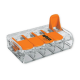 WAGO Szybkozłączka uniwersalna 5x0,2-4mm² transparentna 221-415 opak. 25szt.