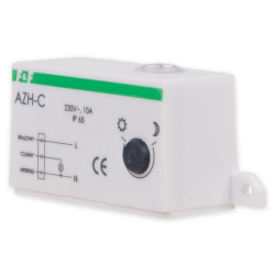F&F Automat zmierzchowy hermetyczny MINI 10A 230V 2-1000lx obudowa IP65 AZH-C