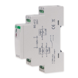 F&F Przekaźnik impulsowy bistabilny grupowy 16A 230V AC 1P BIS-412