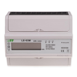 F&F Licznik energii elektrycznej 3F 100A LCD inteligentny LE-03M
