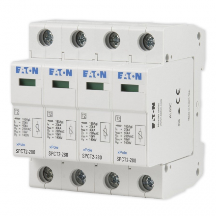 EATON Ogranicznik przepięć 4P 20kA kategorii C SPCT2-280/4 167596
