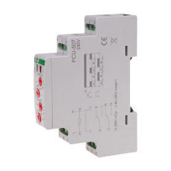 F&F Przekaźnik czasowy 2P 2x8A 230V AC opóźnione zał/wył PCU-507