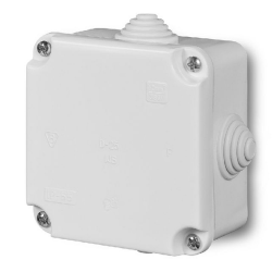ELEKTRO-PLAST Puszka elektroinstalacyjna PK-1 odgałęźna natynkowa IP55 biała 0224-00