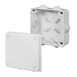 ELEKTRO-PLAST Puszka elektroinstalacyjna PK-4 odgałęźna natynkowa IP55 biała 0233-00