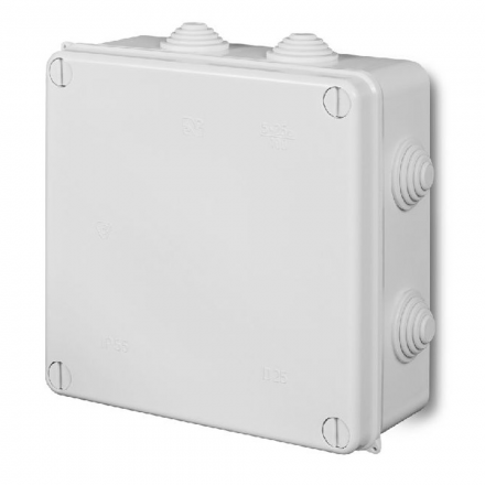 ELEKTRO-PLAST Puszka elektroinstalacyjna PK-7 odgałęźna natynkowa IP55 biała 0238-01