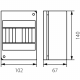 Elektro-Plast Rozdzielnica natynkowa bez drzwi 1x5 IP30 RNO-5 5.3