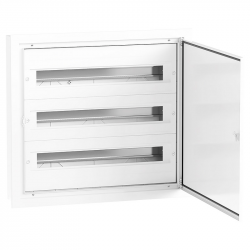 Elektro-Plast Rozdzielnica p/t aluminiowy front 3x24 DARP-72 (N+PE) QUITELINE 9.324