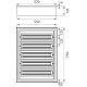 Elektro-Plast Rozdzielnica p/t aluminiowy front 5x24 DARP-120 (N+PE) QUITELINE 9.524