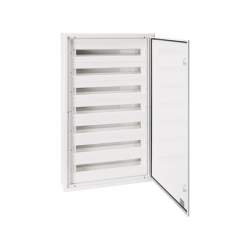 Elektro-Plast Rozdzielnica p/t aluminiowy front 7x24 DARP-168 (N+PE) QUITELINE 9.724