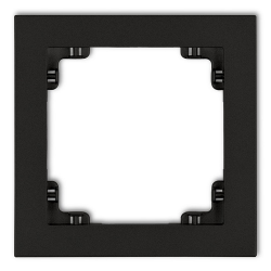 KARLIK DECO Ramka pojedyncza czarny mat 12DR-1