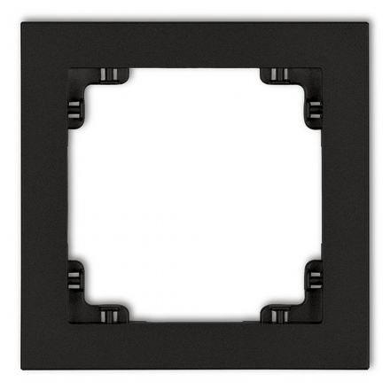 KARLIK DECO Ramka pojedyncza czarny mat 12DR-1