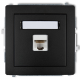 KARLIK DECO Gniazdo komputerowe pojedyncze RJ45 czarny mat 12DGK-1