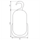 [OUTLET] ZEXT OPRAWA LAMPKA SZAFOWA NA BATERIE 4x1,5V BIAŁA LP1012 OU001
