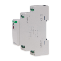 F&F Przekaźnik impulsowy bistabilny włącz-wyłącz 2Z 2x8A 24V AC/DC BIS-411-2Z-24V