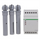 F&F Przekaźnik kontroli poziomu cieczy dwustanowy z 3 sondami 2x16A 230V PZ-829