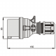 ELEKTROMET Wtyczka siłowa przenośna TWIST IP44 16A 5P - wymiary