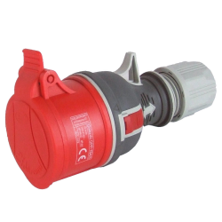 ELEKTROMET Gniazdo siłowe przenośne TWIST IP44 16A 5P 400V GPP-16/5