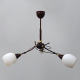 [OUTLET] POLBŁYSK Lampa wisząca 3x40W E14 Z-1/3 brązowa CZ182