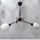 [OUTLET] POLBŁYSK Lampa wisząca 3x40W E14 Z-1/3 brązowa CZ182