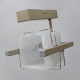GLIMEX Lampa/kinkiet 1x60W E27 satyna BY150