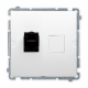 SIMON BASIC Gniazdo komputerowe RJ45 kat.6 do ramki białe BM61.01/11