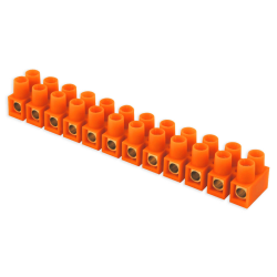 Listwa zaciskowa gwintowa termoplastyczna 2,5mm² / złączka 12-torowa /