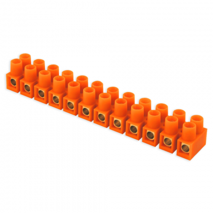 Listwa zaciskowa gwintowa termoplastyczna 2,5mm² / złączka 12-torowa /