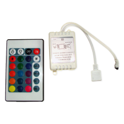 Sterownik do taśm LED RGB 72W 6A na podczerwień z pilotem