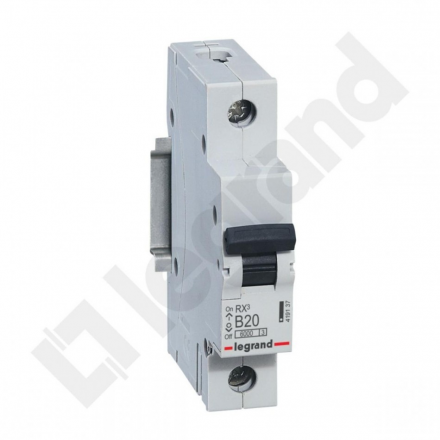 Wyłącznik nadprądowy Legrand RX3 B 20A 1P 419137